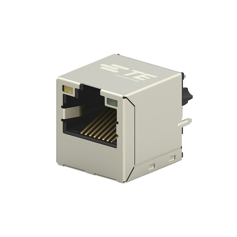 1 pcs : 5-2301995-4 - CONN JACK 1PORT 1000 BASE-T PCB