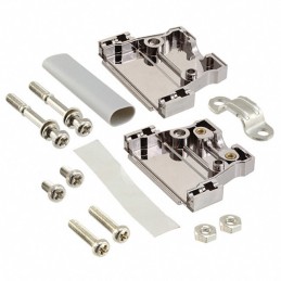 1 pcs : XM2S-2513 - CONN BACKSHELL 25POS 180DEG SHLD