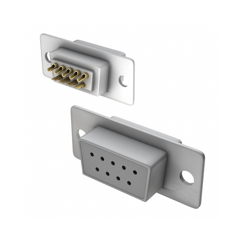 1 pcs : 772-E09-203R001 - CONN D-SUB RCPT 9POS PNL MNT