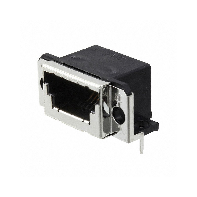 1 pcs : 1-1761185-2 - CONN MOD JACK 6P R/A SHLD