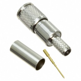 1 pcs : DIN1855A - CONN 1.0/2.3 PLG STR 75OHM CRIMP