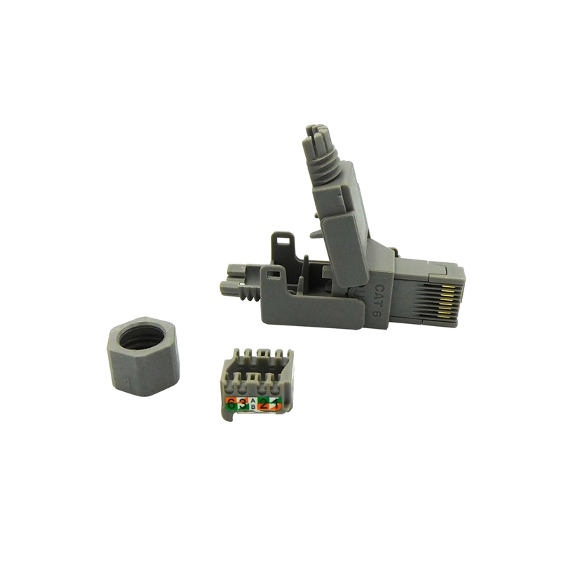 1 pcs : SS-39300-014 - MODULAR RJ45 PLUG CAT6 UTP IDC