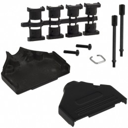 1 pcs : 970-025-040R011 - CONN BACKSHELL 25POS 180DEG SHLD