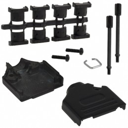 1 pcs : 970-015-040R011 - CONN BACKSHELL 15POS 180DEG SHLD