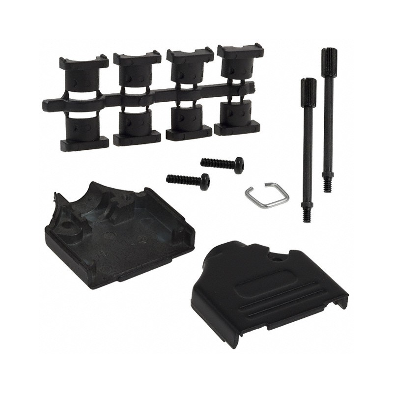 1 pcs : 970-015-040R011 - CONN BACKSHELL 15POS 180DEG SHLD