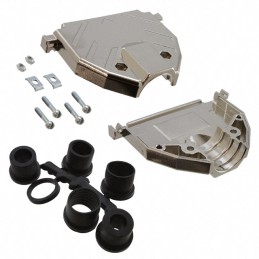 1 pcs : 980-2000-353 - CONN BACKSHELL 37POS 180DEG SHLD