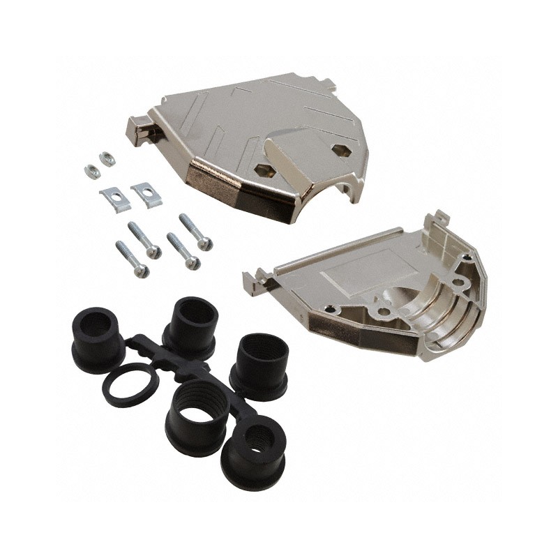 1 pcs : 980-2000-353 - CONN BACKSHELL 37POS 180DEG SHLD