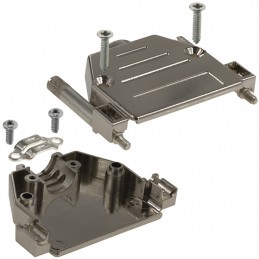 1 pcs : 973-025-020R121 - CONN BACKSHELL 25POS 180DEG SHLD