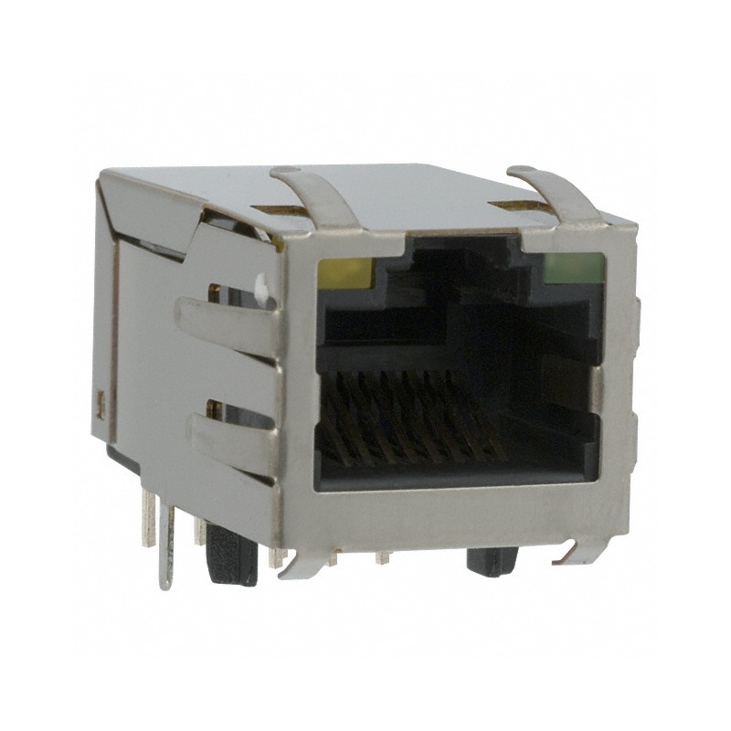 1 pcs : J1026F21CNL - CONN JACK 1PORT 100 BASE-TX PCB