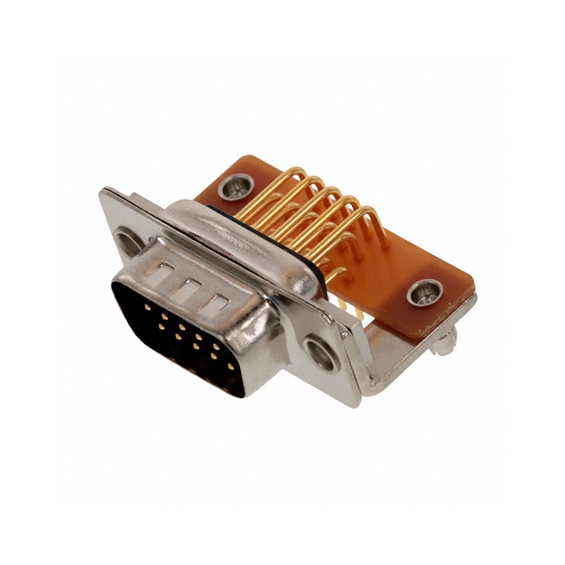 1 pcs : 181-M15-113R141 - CONN D-SUB HD PLUG 15P R/A SLDR