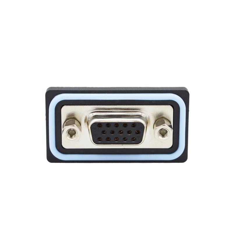 1 pcs : HDF-R15-213L011 - CONN D-SUB HD RCPT 15P R/A SLDR