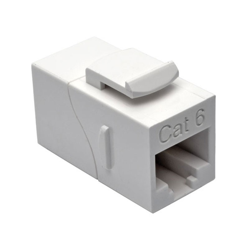 1 pcs : N235-001-WH - INSERT RJ45 JACK COUPLER