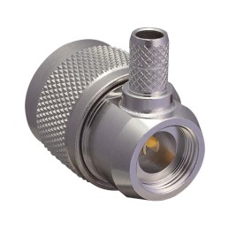 1 pcs : CONN012-1-W - CONN N PLUG R/A 50 OHM SOLDER