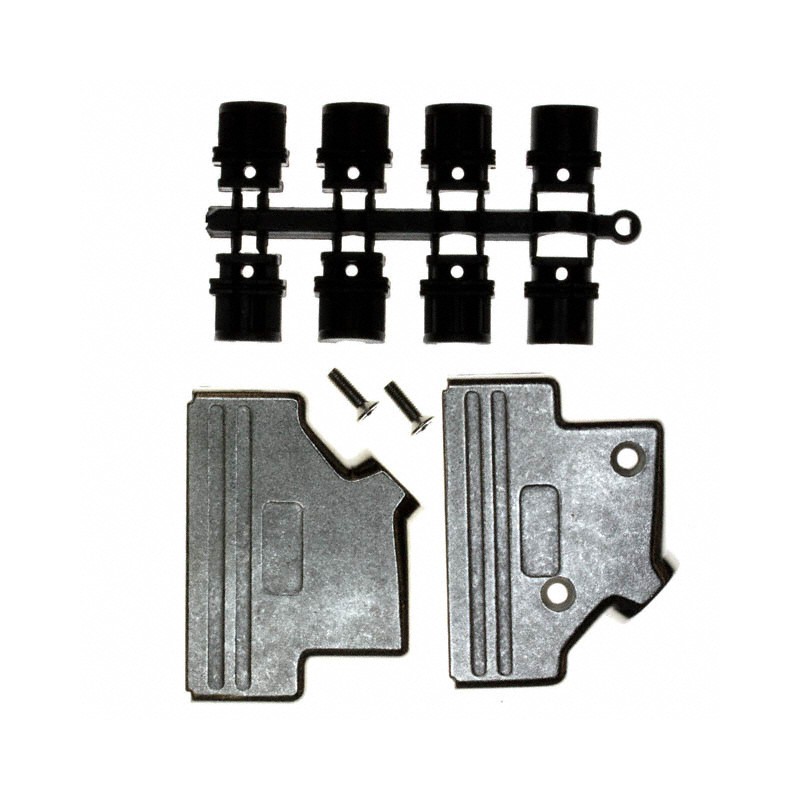 1 pcs : 954-025-030R121 - CONN BACKSHELL 25POS 45DEG SHLD