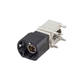 1 pcs : D4S20G-400A5-A - CONN HSD FAKRA PLUG R/A 100OHM