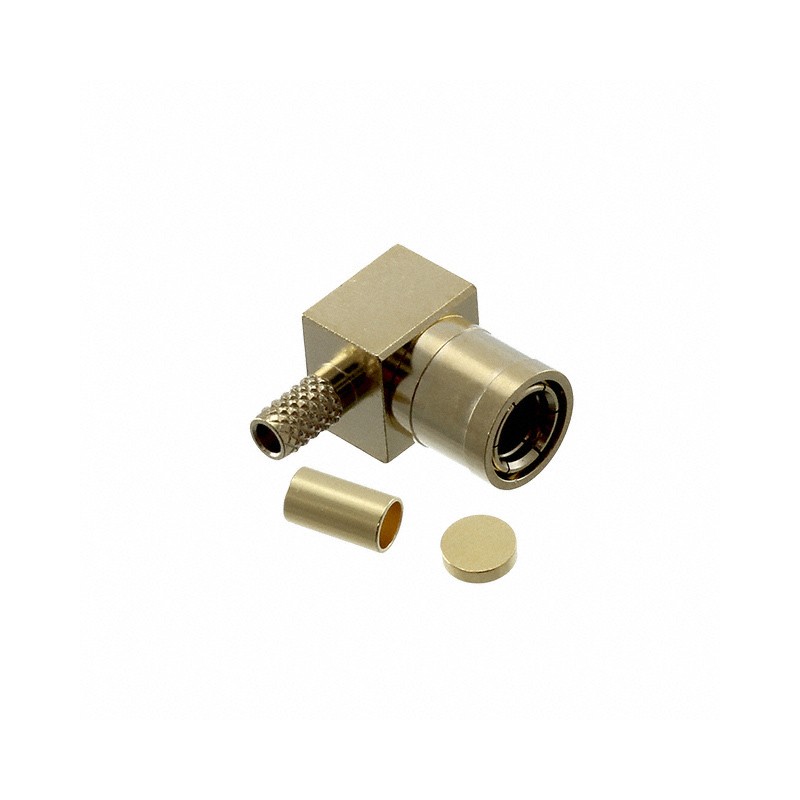 1 pcs : SMB7H-P-C-HF-RA-CA3 - CONN SMB PLUG R/A 75 OHM SOLDER