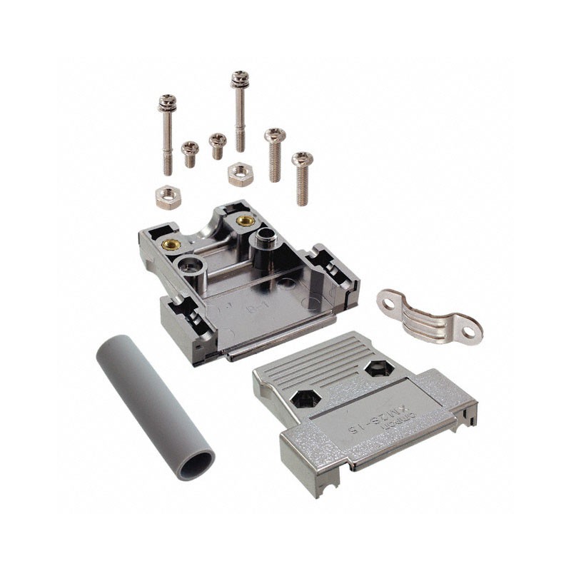 1 pcs : XM2S-1511 - CONN BACKSHELL 15POS 180DEG SHLD