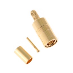 1 pcs : SMB5-P-C-H-ST-CA1 - 50 OHM SMB JACK, CABLE TERMINATI