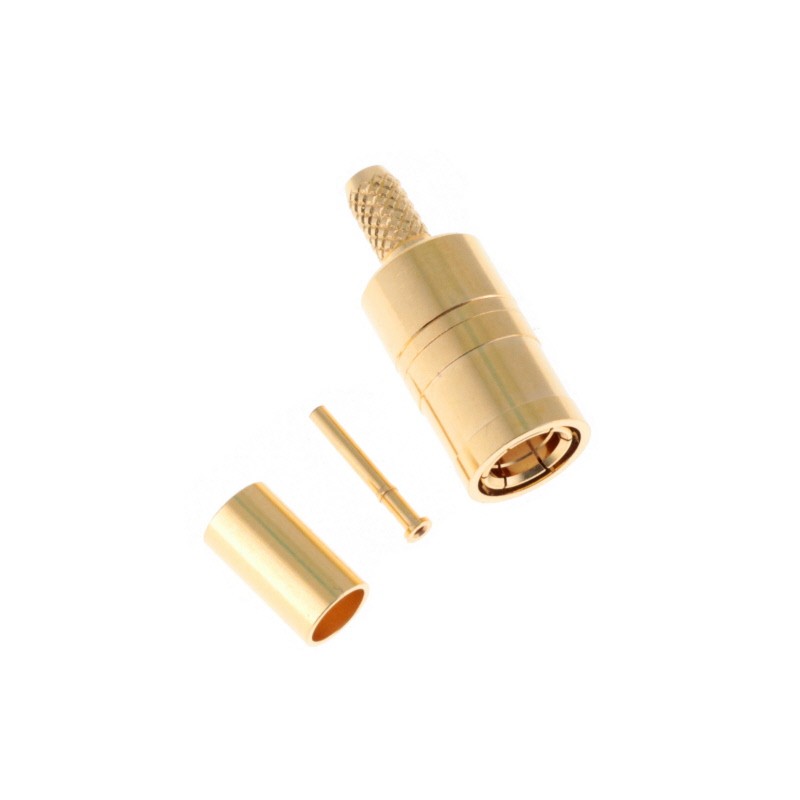 1 pcs : SMB5-P-C-H-ST-CA1 - 50 OHM SMB JACK, CABLE TERMINATI