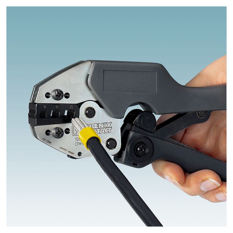 1 pcs - Phoenix Contact CRIMPFOX 6S-F Hand Crimp Tool for Wire Ferrules