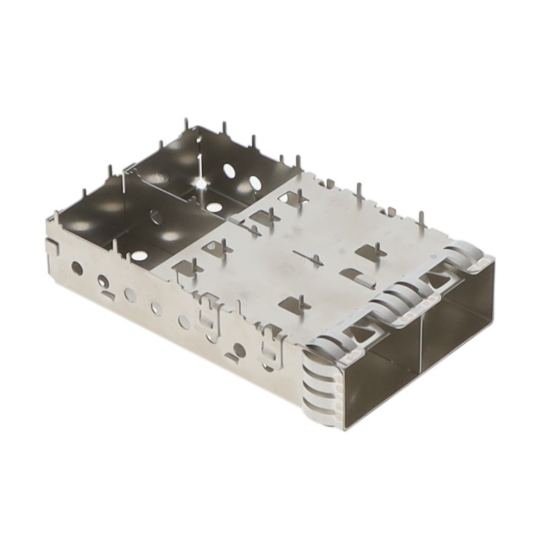 1 pcs : 2143451-1 - CONN SFP+ CAGE 1X2 SLD R/A