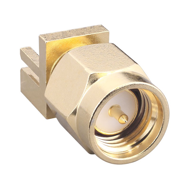 1 pcs : CONSMA013.031-G - SMA MALE BOARD EDGE, MNT 0.031'