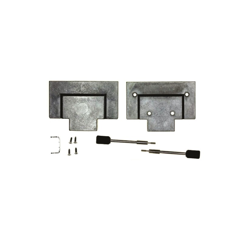 25 pcs - TE Connectivity III Series Zinc D Sub Backshell, 68 Way