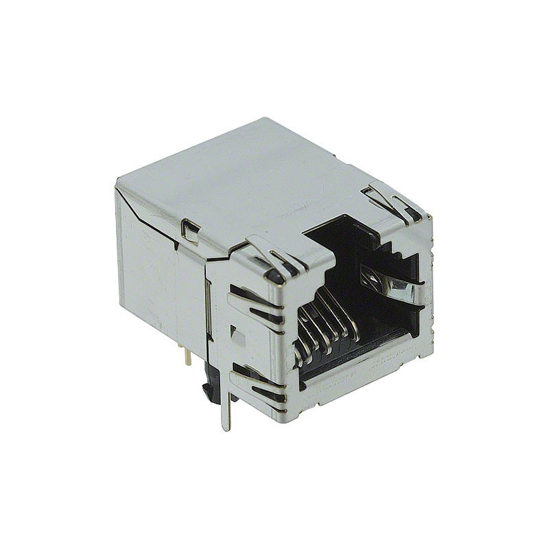 1 pcs : 1653087 - CONN MOD JACK 8P8C R/A SHIELDED