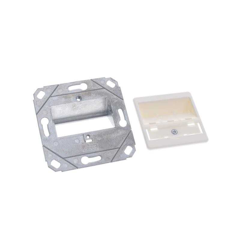 1 pcs : 130B20D31102KE - WALL OUTLET, KEYSTONE, UPK, 3 PO