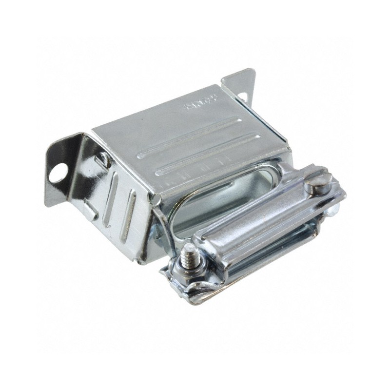 1 pcs : DA-24658-31 - CONN BACKSHELL 15POS 180DEG SILV