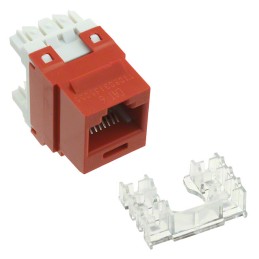 1 pcs : NK688MRD - INSERT RJ45 JACK TO IDC CONN