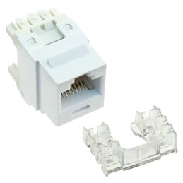 1 pcs : NK688MWH - INSERT RJ45 JACK TO IDC CONN