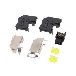 1 pcs : IX31G-A-10S-CVL1(7.0)(01) - PLUG IDC TYPE A FMALE 10POS DWN