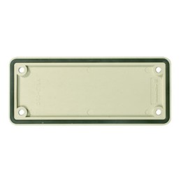 1 pcs : 1664390000 - PLATE COVER SIZE 6 PLASTIC GRAY