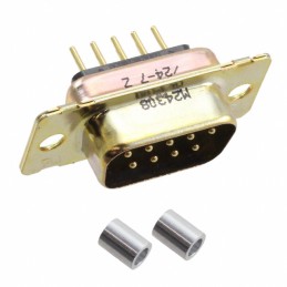 1 pcs : 1757827-1 - CONN D-SUB PLUG 9POS VERT SLDR