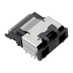 1 pcs : 0757830132 - CONN MINI SAS RCP 36P SLD RA SMD