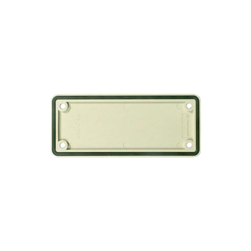 1 pcs : 1664970000 - PLATE COVER SIZE 8 PLASTIC GRAY