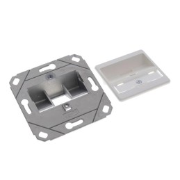 1 pcs : 130B20D11102KE - WALL OUTLET, KEYSTONE, UPK 1 POR