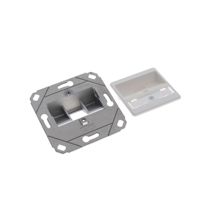 1 pcs : 130B20D11102KE - WALL OUTLET, KEYSTONE, UPK 1 POR