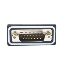 1 pcs : SDF-V15-113L011 - CONN D-SUB PLUG 15P PNL MNT SLDR