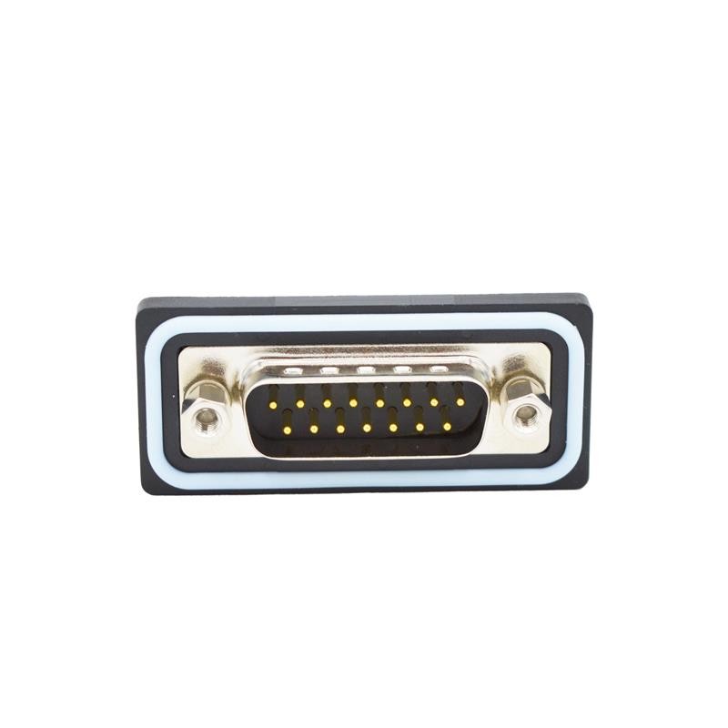 1 pcs : SDF-V15-113L011 - CONN D-SUB PLUG 15P PNL MNT SLDR