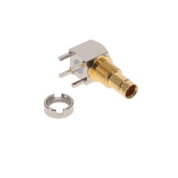 1 pcs : DIN7A-J-P-GF-RA-BH1 - CONN 1.0/2.3 JACK R/A 75OHM PCB