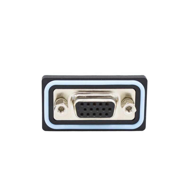 1 pcs : HDF-V15-213L011 - CONN D-SUB HD RCPT 15POS PNL MNT