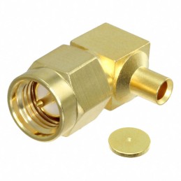 1 pcs : 32S206-271L5 - CONN SMA PLUG R/A 50OHM SOLDER