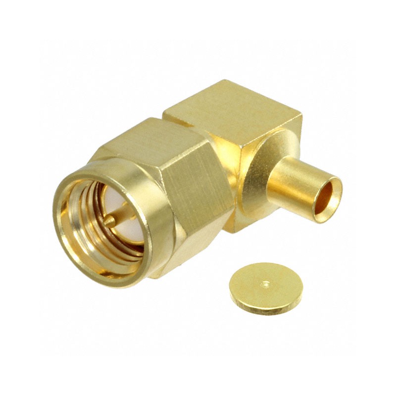 1 pcs : 32S206-271L5 - CONN SMA PLUG R/A 50OHM SOLDER