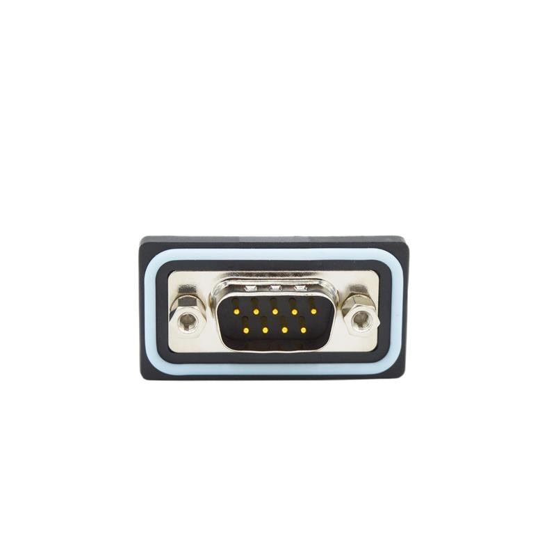 1 pcs : SDF-V09-113L051 - CONN D-SUB PLUG 9P PNL MNT SLDR