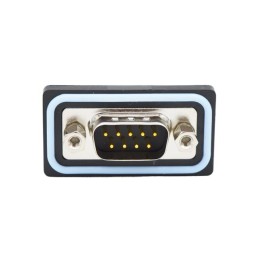 1 pcs : SDF-R09-113L011 - CONN D-SUB PLUG 9POS R/A SLDR