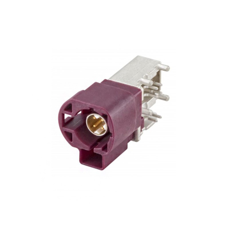 1 pcs : 99S20D-40MA5-D - CONN HSD FAKRA PLUG R/A 100OHM