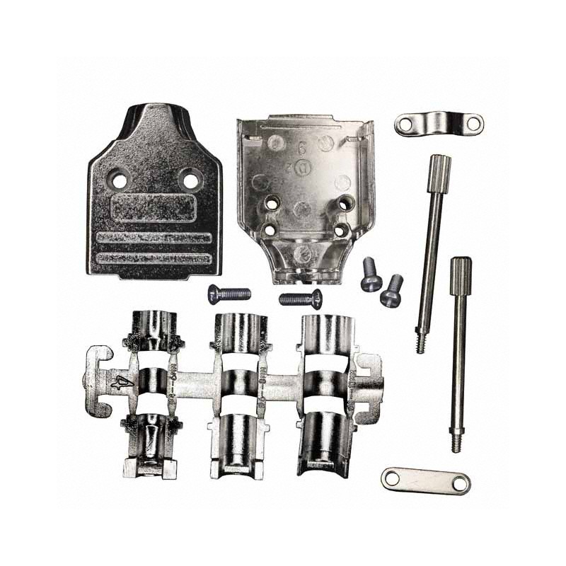 1 pcs : 952-009-030R121 - CONN BACKSHELL 9POS 180DEG SHLD