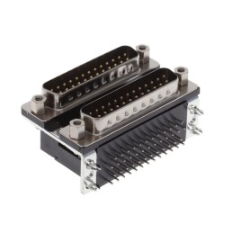 1 pcs : K42X-B25P/P-A4NJ - CONN D-SUB PLUG 25POS R/A SLDR